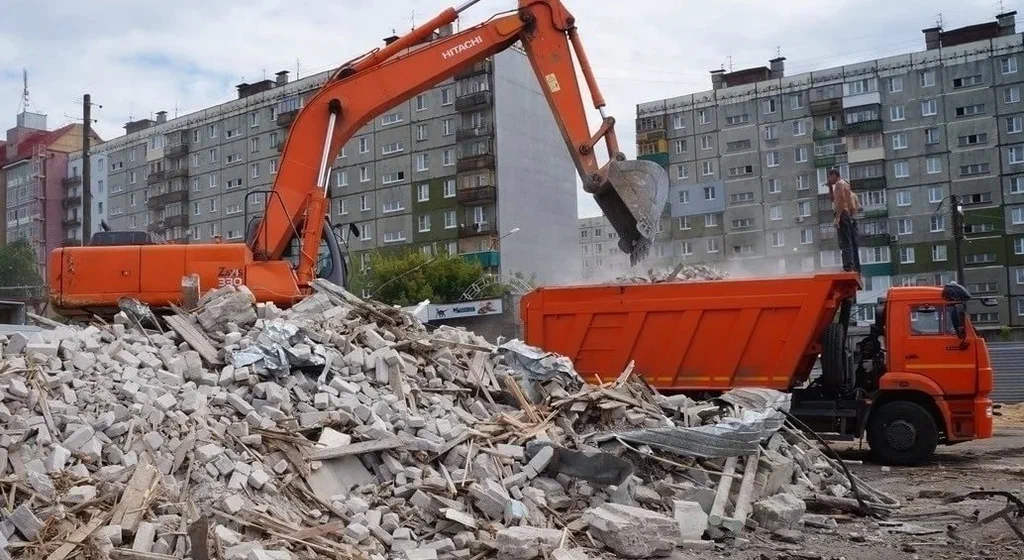 Профессиональный вывоз строительного мусора в Алейске в октябре