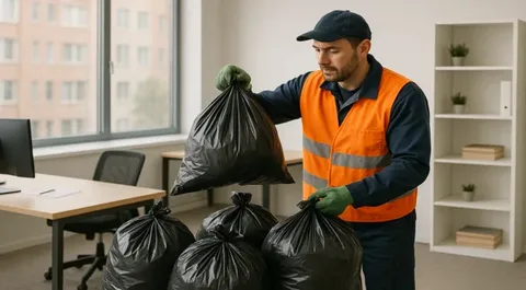 Уборка и вывоз мусора после мероприятий в Алейске в октябре